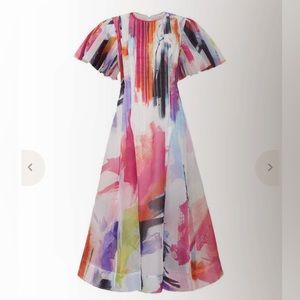 Aje Nova Pleated midi dress - multicolor